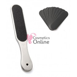 Pila de pedichiura cu 2 suprafete diferite si 10 smirghel de schimb Cod C008